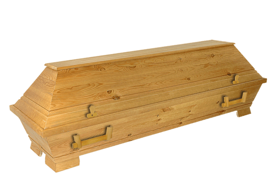 Sarg zur Feuerbestattung in Fürth (Odenwald)